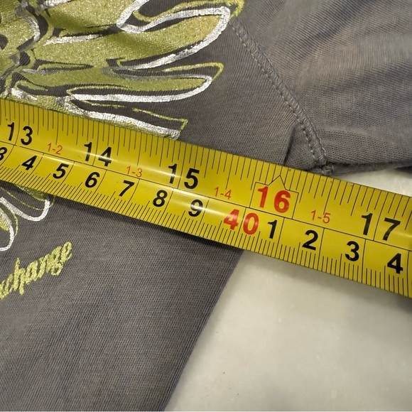 Armani Exchange Women’s Long Sleeve Top With Wing Design Taupe Sz S NWT & COA - Picture 7 of 15